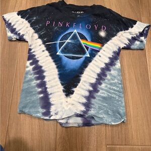 Liquid Blue Pink Floyd Prism Tie-Dye  T-Shirt